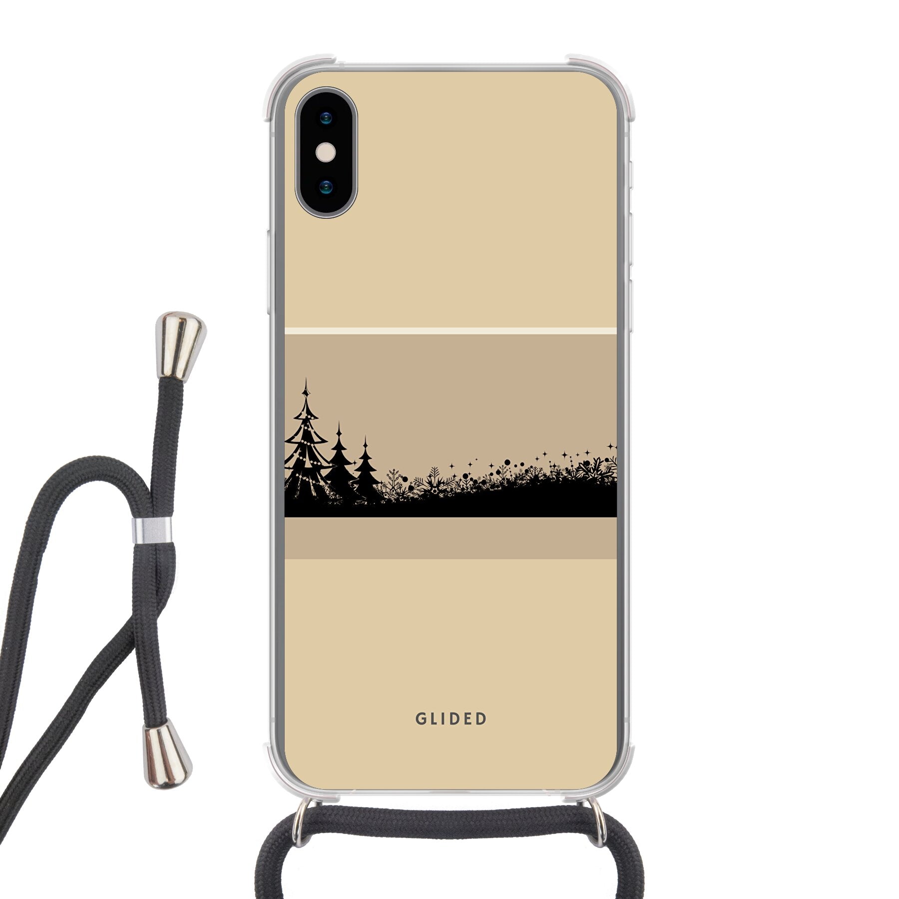 Wonderland - iPhone X/Xs Handyhülle Crossbody case mit Band