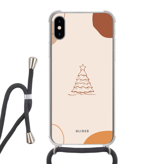 Wintertouch - iPhone X/Xs Handyhülle Crossbody case mit Band