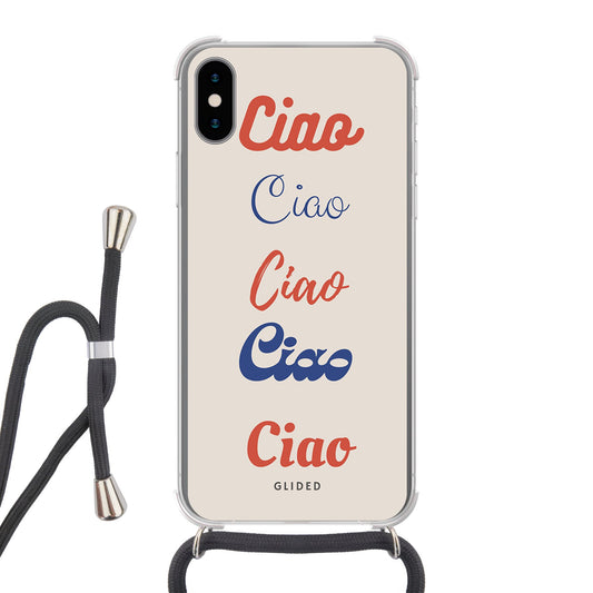 Ciao - iPhone X/Xs - Crossbody case mit Band