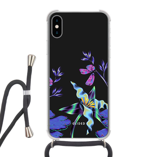 Special Flower - iPhone X/Xs Handyhülle Crossbody case mit Band