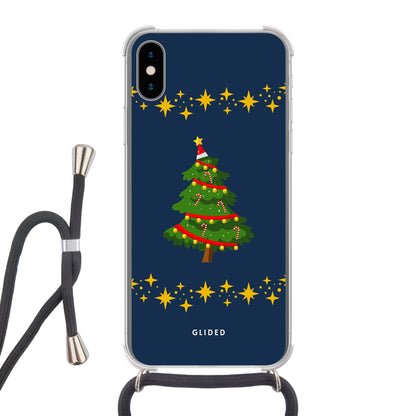 Christmas Tree - iPhone X/Xs Handyhülle Crossbody case mit Band