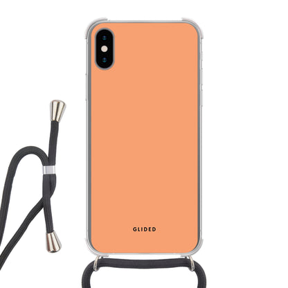 Mango Glow - iPhone X/Xs Handyhülle Crossbody case mit Band