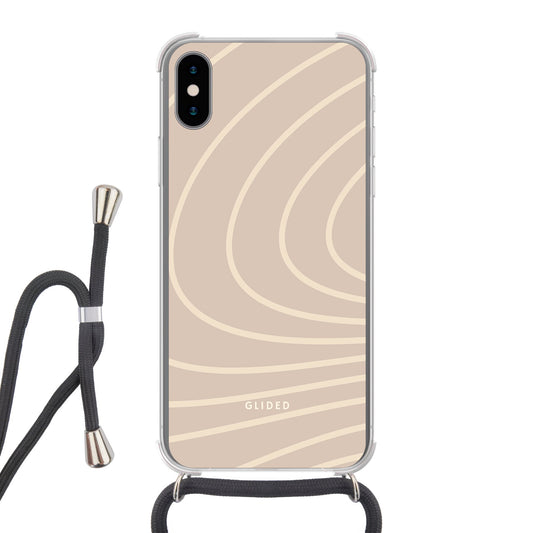 Celestia - iPhone X/Xs Handyhülle Crossbody case mit Band