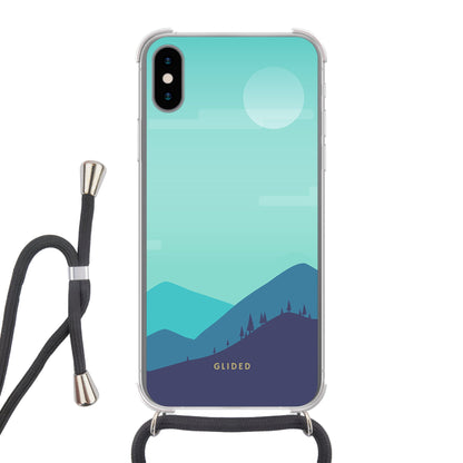 'Alpine' - iPhone X/Xs Handyhülle Crossbody case mit Band