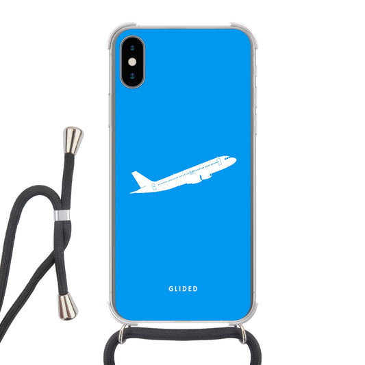 Up to Sky - iPhone X/Xs Handyhülle Crossbody case mit Band