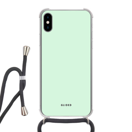 Mint Breeze - iPhone X/Xs Handyhülle Crossbody case mit Band