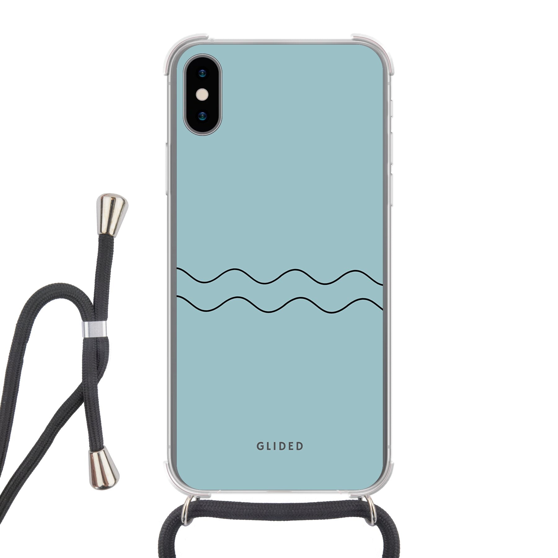 Horizona - iPhone X/Xs Handyhülle Crossbody case mit Band