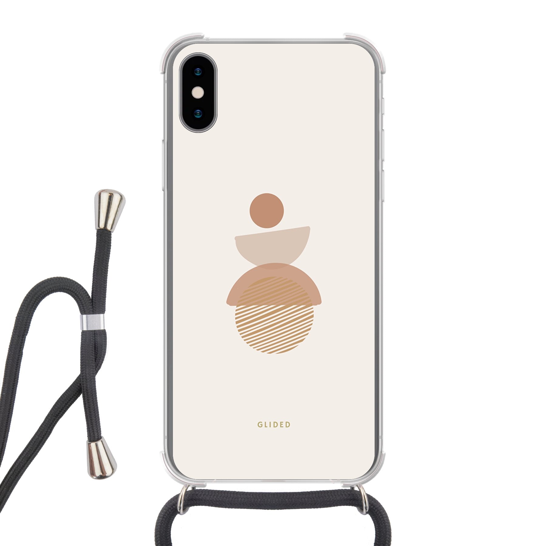 Solace - iPhone X/Xs Handyhülle Crossbody case mit Band