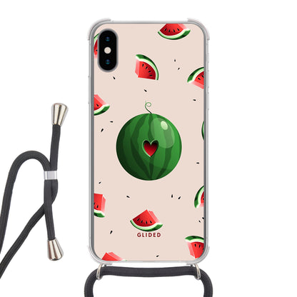 TastyLove - iPhone X/Xs Handyhülle Crossbody case mit Band