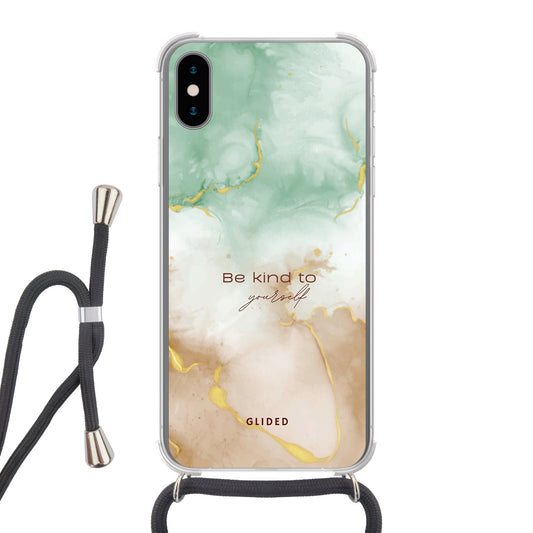 Kind to yourself - iPhone X/Xs Handyhülle Crossbody case mit Band