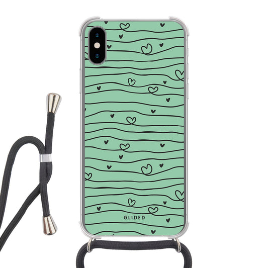 Hearty - iPhone X/Xs - Crossbody case mit Band