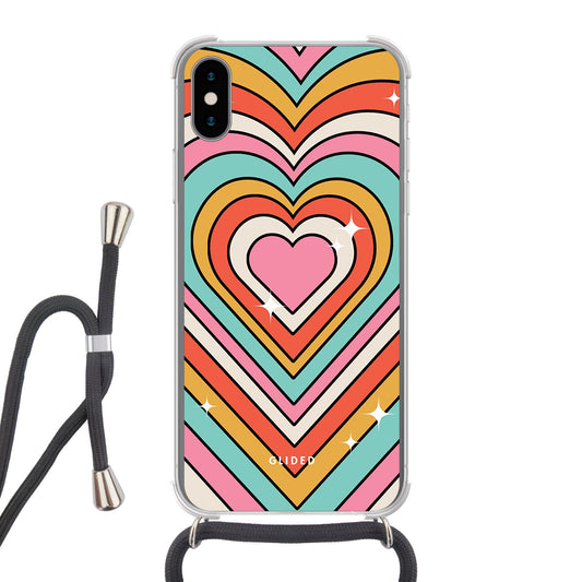 Endless Love - iPhone X/Xs Handyhülle Crossbody case mit Band