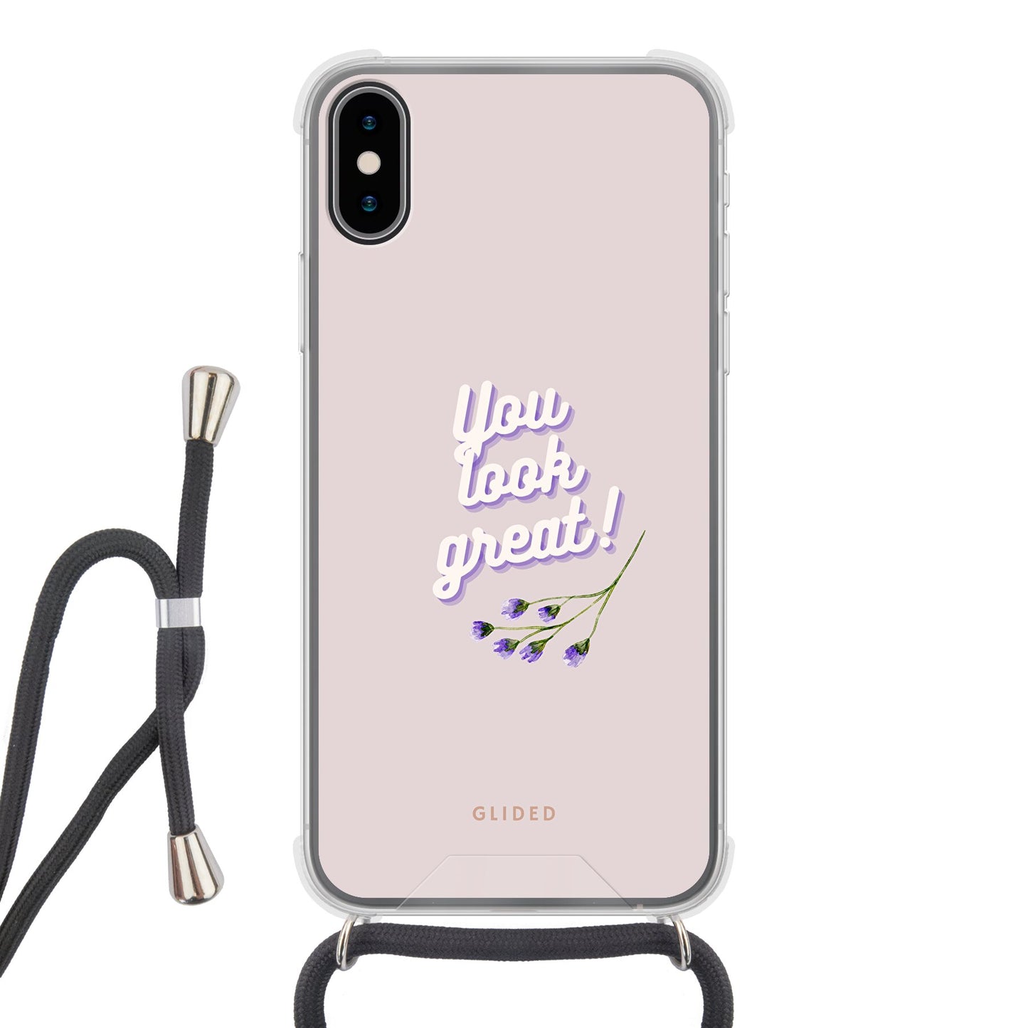 Looks great | GLIDED X CARMEN.RSO - iPhone X/Xs - Crossbody case mit Band