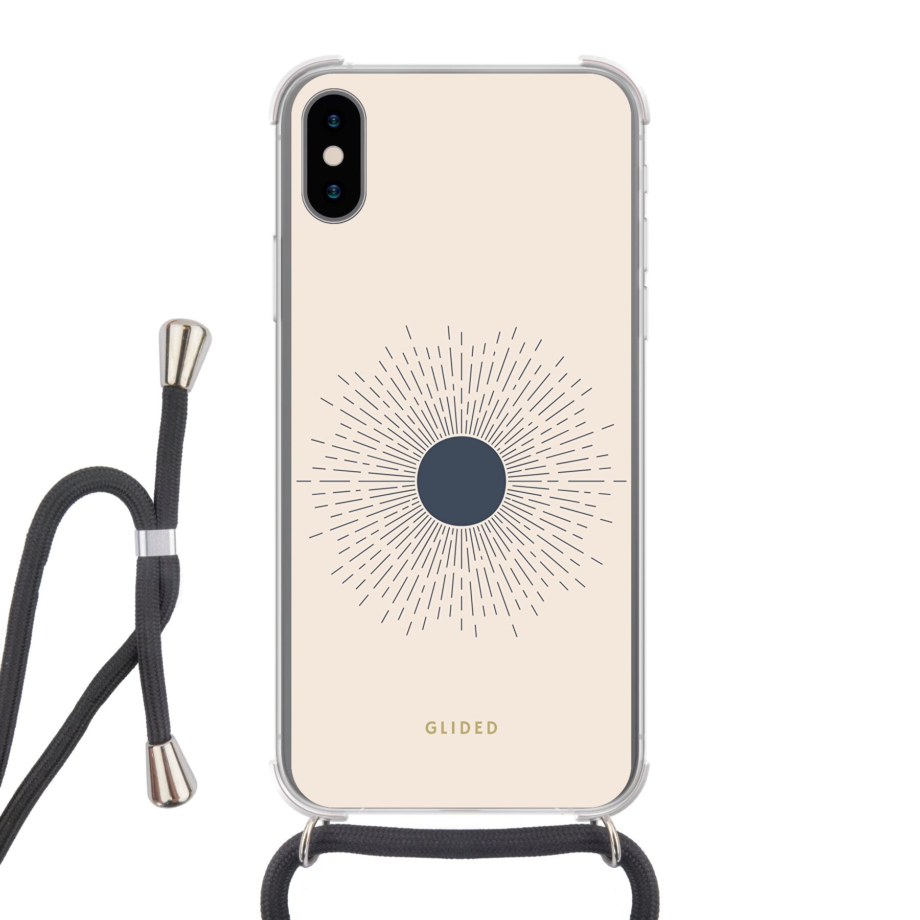Sprinkle - iPhone X/Xs Handyhülle Crossbody case mit Band