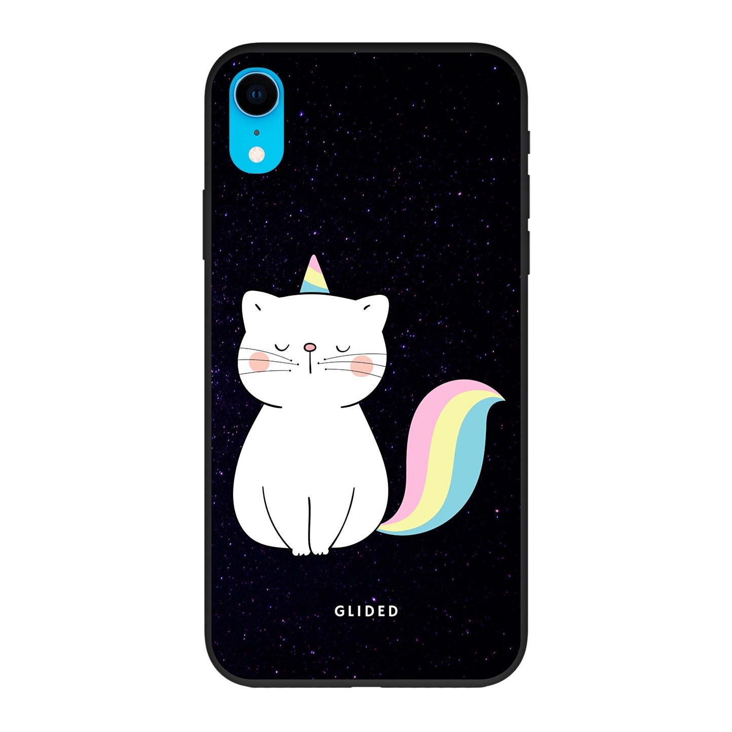 Unicorn Cat - iPhone XR Handyhülle Biologisch Abbaubar