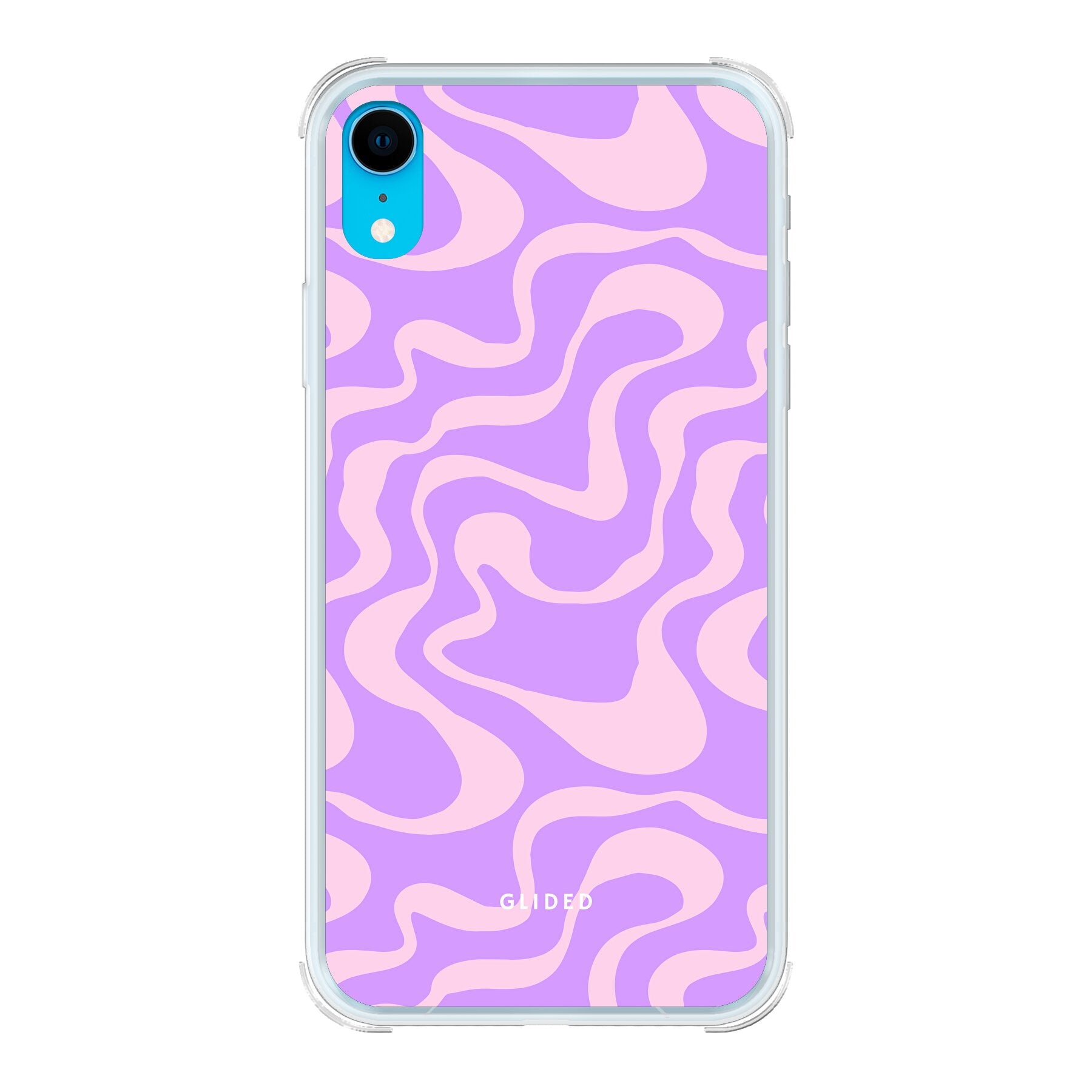 Purple Wave - iPhone XR Handyhülle Bumper case