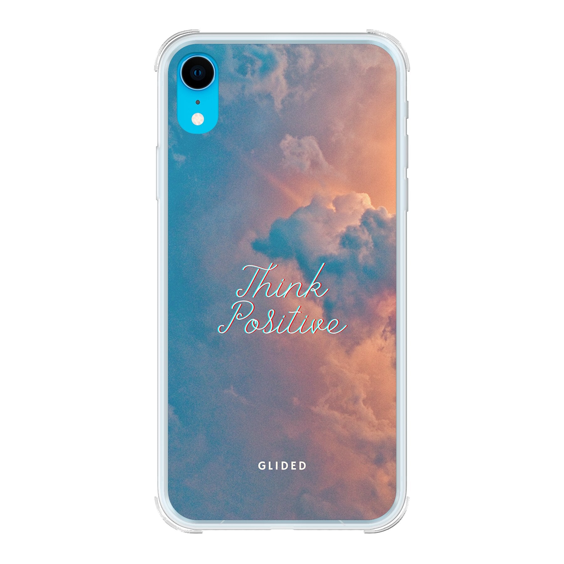 Think positive - iPhone XR Handyhülle Bumper case