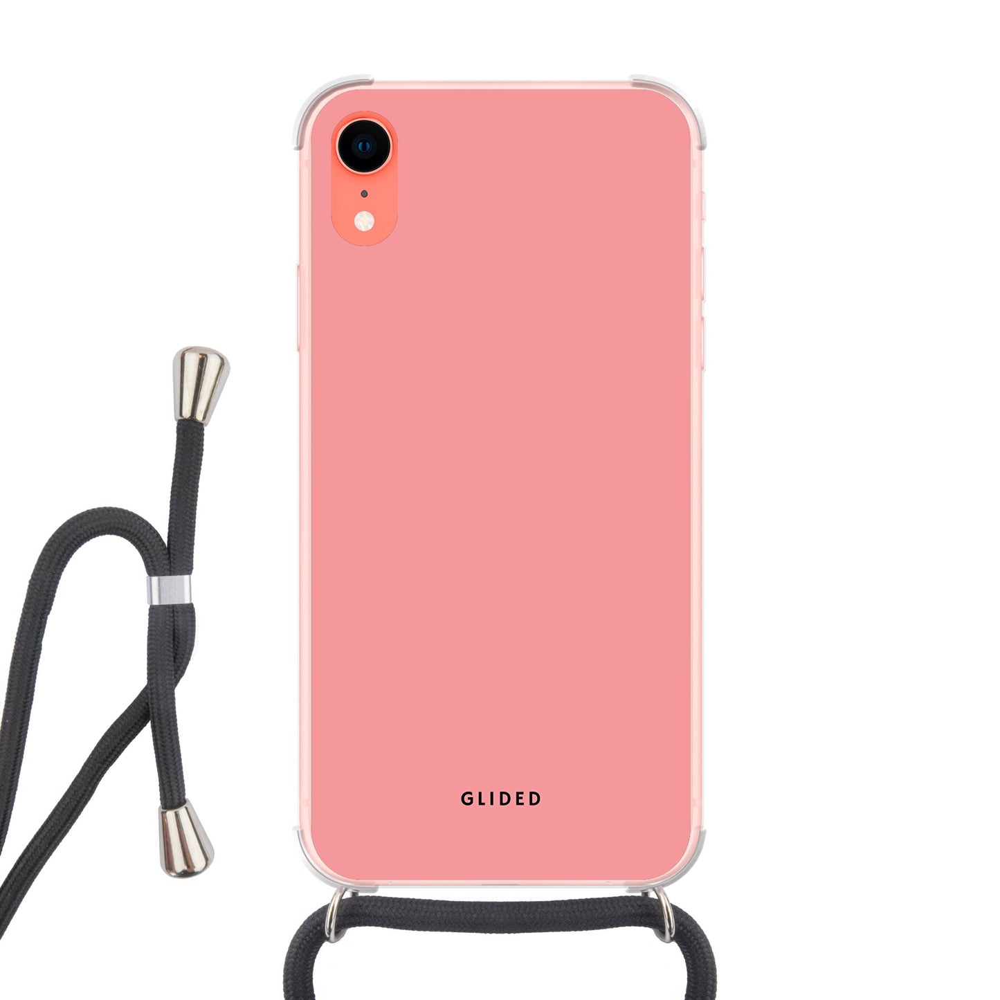 Blush Bloom - iPhone XR Handyhülle Crossbody case mit Band