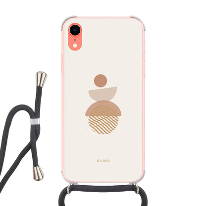 Solace - iPhone XR Handyhülle Crossbody case mit Band