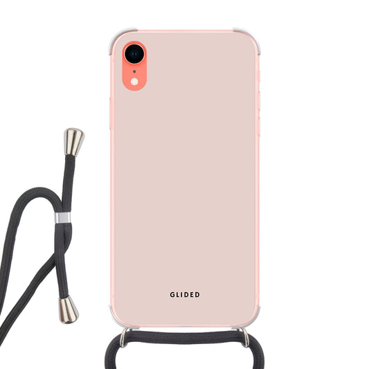 Pink Dream - iPhone XR Handyhülle Crossbody case mit Band