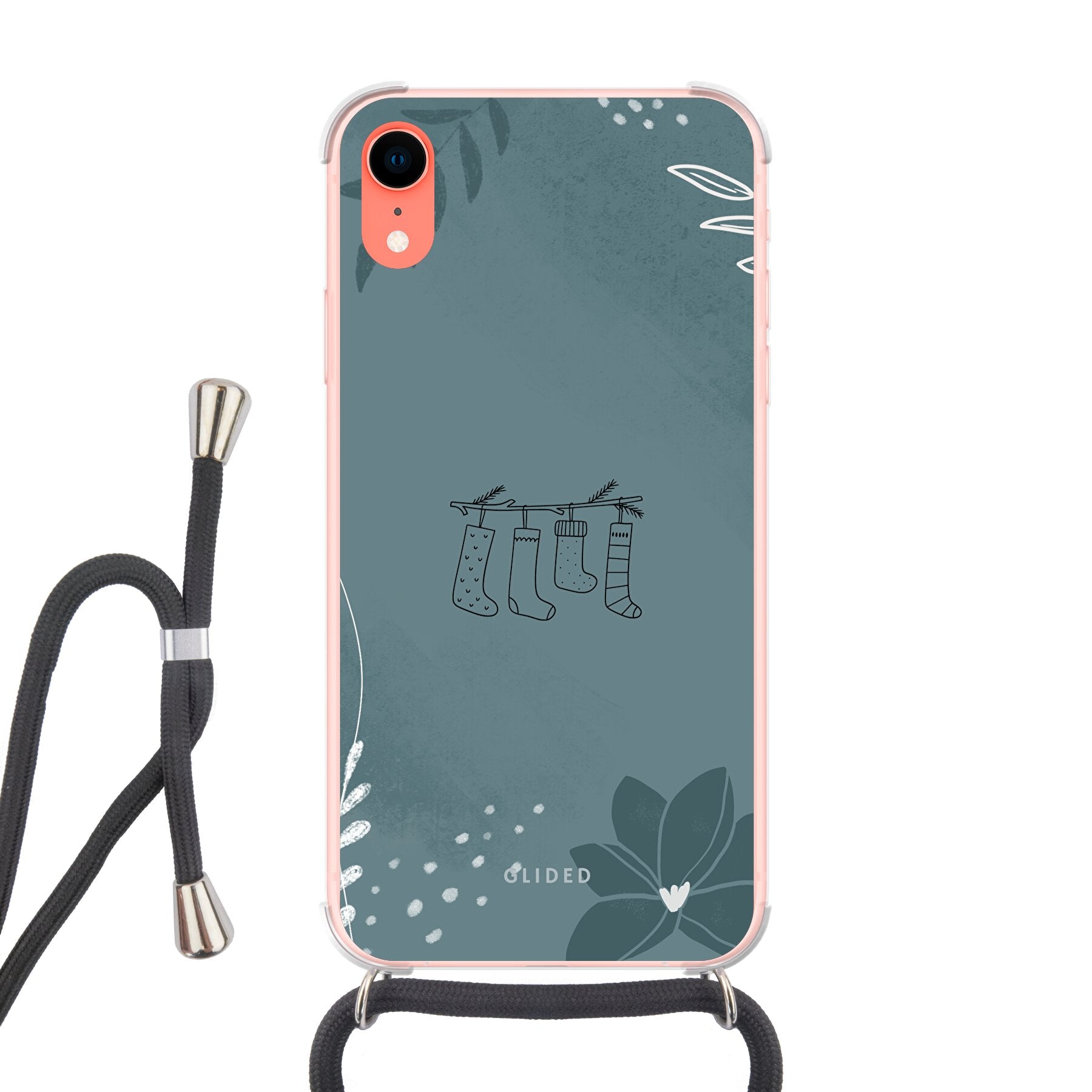 Cozy - iPhone XR Handyhülle Crossbody case mit Band