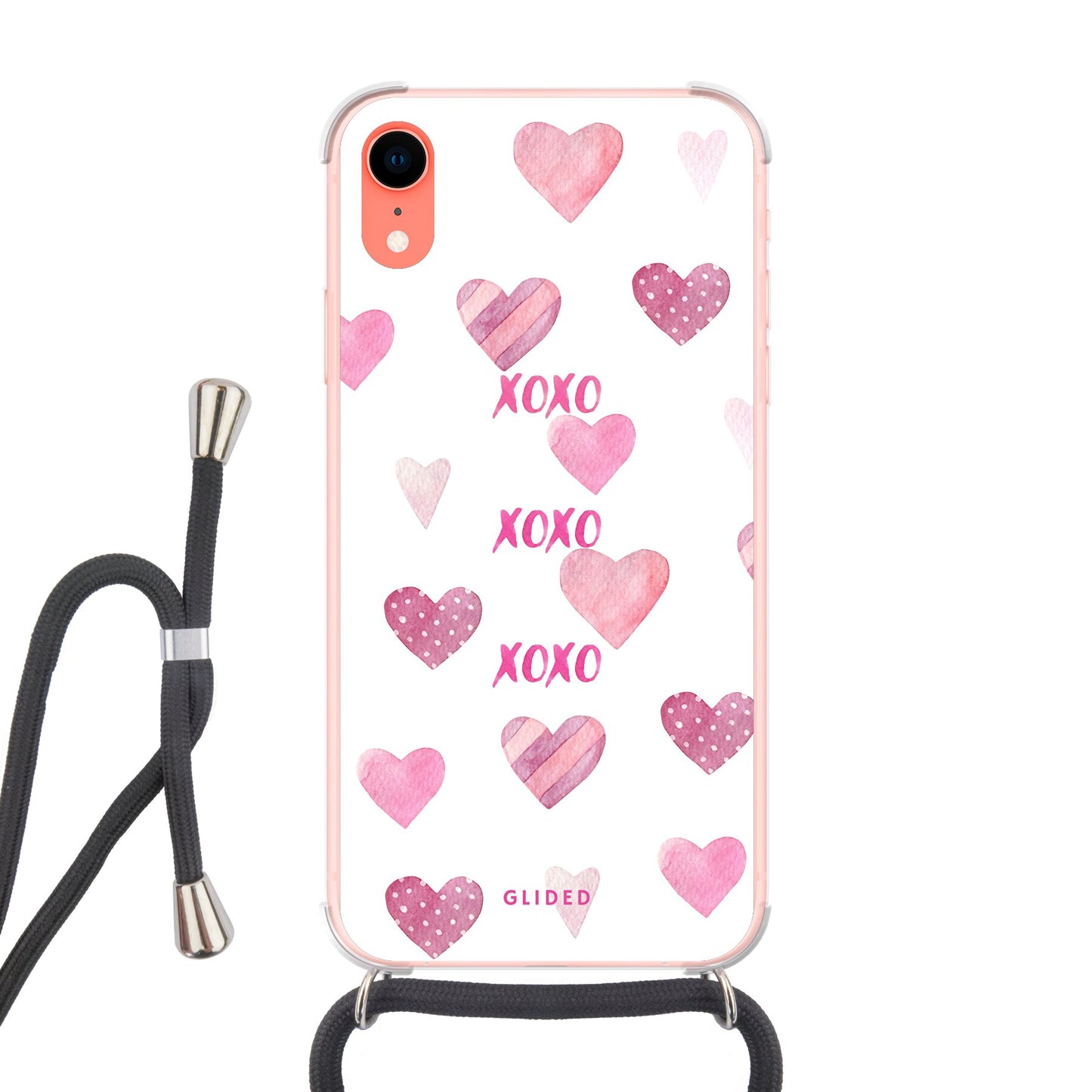 Xoxo - iPhone XR - Crossbody case mit Band