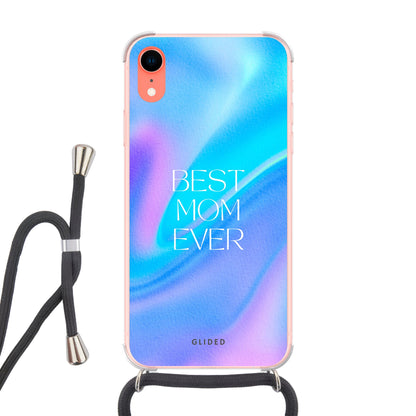 Best Mom - iPhone XR - Crossbody case mit Band