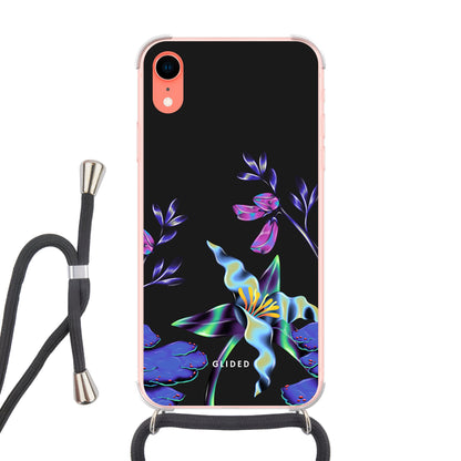 Special Flower - iPhone XR Handyhülle Crossbody case mit Band