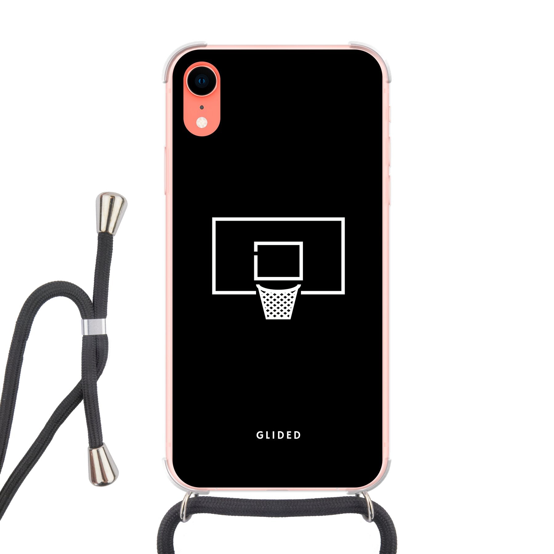 Basketball Fun - iPhone XR Handyhülle Crossbody case mit Band