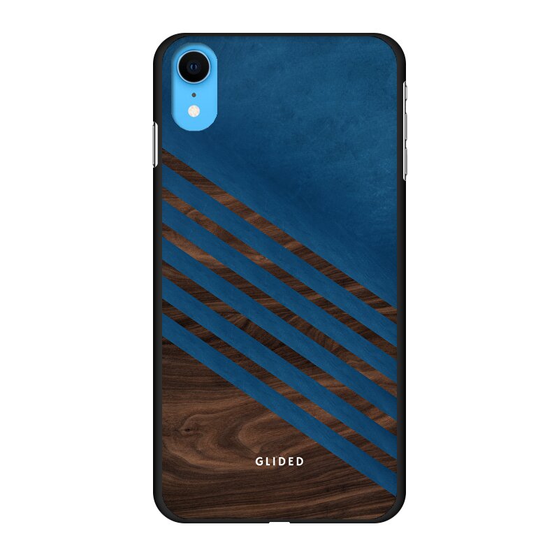 Blue Wood - iPhone XR Handyhülle Hard Case