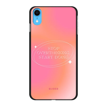 Start Doing - iPhone XR Handyhülle Hard Case