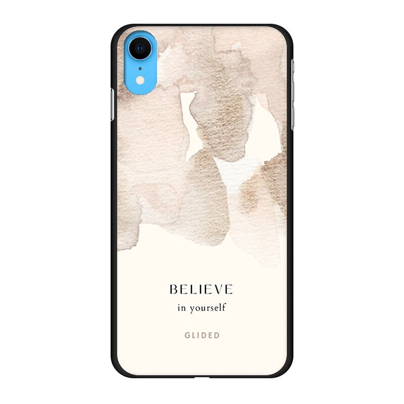 Believe in yourself - iPhone XR Handyhülle Hard Case