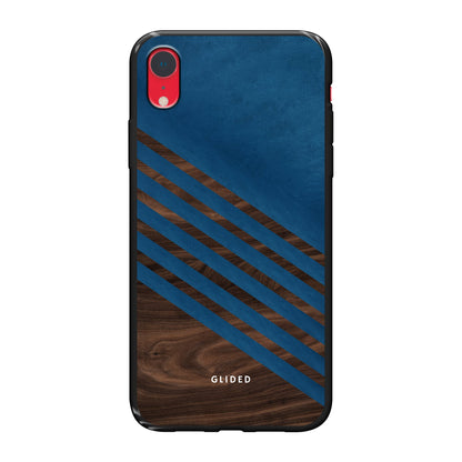 Blue Wood - iPhone XR Handyhülle Soft case