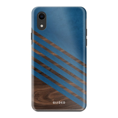 Blue Wood - iPhone XR Handyhülle Tough case