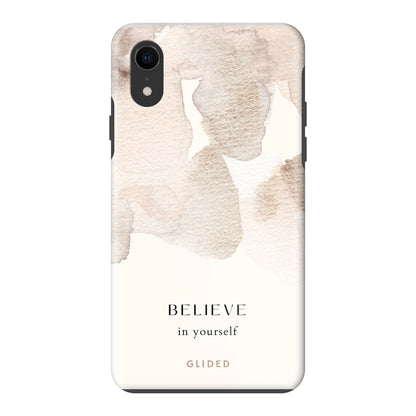 Believe in yourself - iPhone XR Handyhülle Tough case