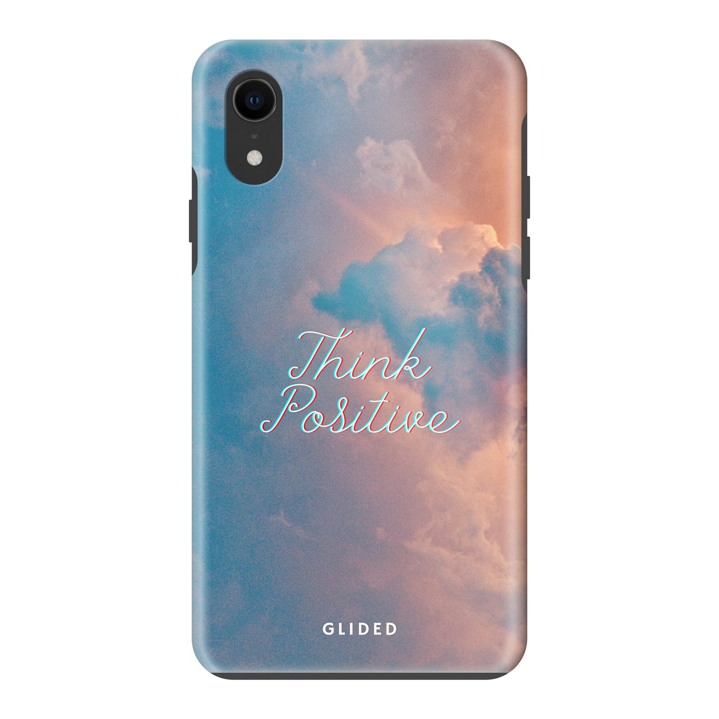 Think positive - iPhone XR Handyhülle Tough case