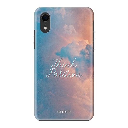 Think positive - iPhone XR Handyhülle Tough case