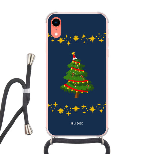 Christmas Tree - iPhone Xr Handyhülle Crossbody case mit Band